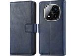 Imoshion Custodia Per Telefoni Cellulari Per Xiaomi Redmi Note 14 Pro Plus 5G - Flip Cover Bookcase Flip - Blu Scuro