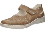 Rieker Donna Scarpa Slip-On In Beige, Taglia 42