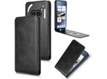 Per Nothing Phone 2A / Plus Custodia Magnetica Verticale A Portafoglio In Pelle Finta