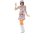 Smiffys - Costume "60S Groovy"" - Donna SM1645 (M) (Bunt)"