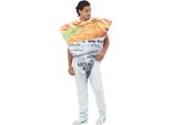 Smiffys - Costume Poncho - Uomo/Donna Unisex SM2541 (Taglia Unica) (Bianco/Bruno/Nero)