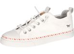 Mustang Donna Scarpa Stringata In Tessuto Con Suola In Gomma Antiscivolo Leggera 1376-308, Misura:40 Eu, Colore:Bianco