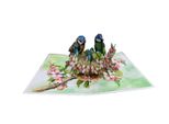 Biglietto Di Pasqua Pop-Up 3D Fatto A Mano Buona Pasqua - Busta Regalo Inclusa - Biglietto Di Auguri - Auguri Di Pasqua - Pasqua - Buona Pasqua - Uccelli Pasquali