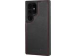 Torro Custodia Galaxy S24 Ultra Bumper In Pelle - Nero Con Dettagli Rossi