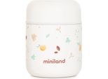 Contenitore Thermos Miniland Mini Valencia. Contenitore Thermos Da 280 Ml Per Alimenti Per Bambini, Con Doppio Strato Di Acciaio Che Mantiene La Temperatura Degli Alimenti Per Ore.