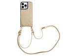 Custodia Iphone 14 Pro Cover Protettiva Nova Backcover Con Rivestimento In Ecopelle Beige Selencia