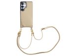 Samsung Galaxy S25 Ultra Sleeve - Pelle Finta - Custodia/Copertura Rigida Selencia Con Cinturino/Copertura Posteriore - Beige