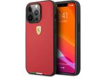 Custodia Rigida Ferrari Iphone 13 Pro Backcover - Linea Bandiera Italia Rosso - Rosso