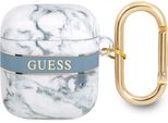 Guess Airpods - Custodia Per Airpods 2 - Marmo - Blu