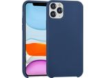 Apple Iphone 11 Pro Max Blu Custodia Cover Posteriore - Soft Touch