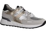Gabor Comfort Argento Bianco Polvere Donna Scarpa Sportiva Stringata In Argento, Misura 6,5
