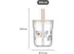 Mepal Mio Kleinkinder Trinken Bicchiere Per Bambini Mio 250 Ml Mit Trinkhalm - Little Farm Ø77 X 135 108023065399