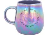 Something Different - Tazza Da Caffè "Live By The Sun"", Shimmer SD6682 (Taglia Unica) (Blu Viola)"