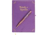 Qualcosa Di Diverso - Taccuino Con Penna "Libro Degli Incantesimi"", Cristallo Di Ametista SD6700 (Taglia Unica) (Viola)"