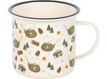 Something Different - Tazza Da Caffè, Campeggio, Smalto SD6683 (Taglia Unica) (Bianco)