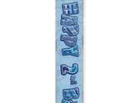 Unique Party - Glitter - Bandiera, Foil, 2 Compleanni SG37415 (Taglia Unica) (Blu)