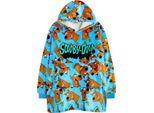Scooby Doo - Felpa Con Cappuccio Con Stampa Integrale Per Ragazzi NS8684 (Taglia Unica) (Blu/Marrone)