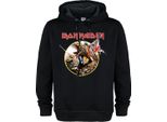 Iron Maiden - Felpa Con Cappuccio "Trooper"" Per Uomo/Donna Unisex GD2281 (L) (Nero)"