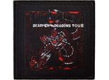 Trivium - Stampato - Toppa Con Ferro Da Stiro "Deadmen & Dragons Tour '23"" - Poliestere RO12906 (Taglia Unica) (Nero/Rosso/Bianco)"