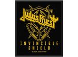 Judas Priest - Toppa "Invincible Shield"", Tessuto RO13030 (Taglia Unica) (Nero/Giallo)"