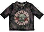 Guns N Roses - Top Corto Da Donna RO5852 (Xxl) (Nero)