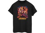 Avengers Infinity War - Maglietta Da Uomo BI52574 (4XL) (Nero)