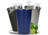 Tazza In Acciaio Inox Da 500 Ml "Metallo"" - Tazza In Materiale Riciclato Super Robusta E Durevole - Tazza Riutilizzabile Da Portare Con Sé, Ideale Per Il Campeggio, Le Escursioni, Le Feste E Molto Altro Ancora"