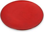 Piatto Decorativo Da 47 Cm In Rosso-Nero Per Interni Ed Esterni