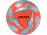 Uhlsport Player - Rosso Fluo/Argento/Ciano, Taglia:5
