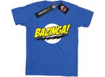 The Big Bang Theory - Maglietta "Bazinga"" Per Ragazzi BI1581 (152-158) (Blu Reale)"