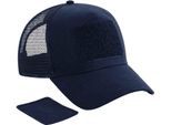 Beechfield Patch Snapback Trucker Cap PC3956 (Taglia Unica) (Blu Scuro)