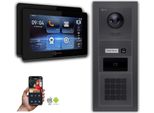 Videocitofono Ip Goliath Con Telecamera 7 Pollici Codice Numerico Rfid Antracite : Scatola Da Incasso : 7 Pollici In Nero : 2 Monitor Numero: 2 Monitor Colore: 7 Pollici In Nero Montaggio: Scatola Da Incasso