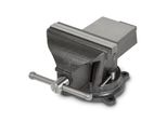 Morsa In Ghisa Eberth Con Incudine, Larghezza Ganasce 150 Mm, Altezza Totale 152 Mm, Ruotabile A 360°, Piastra Ø 123 Mm, Larghezza Massima Di Serraggio 100 Mm