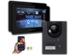 Videocitofono Ibrido Ip Goliath Con Telecamera 2X 7 Pollici Nero: 2 Monitor: 7 Pollici Nero: Scatola Da Incasso Quantità Monitor: 2 Monitor Colore Monitor: 7 Pollici Nero Montaggio: Scatola Da Incasso