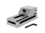 Morsa Di Precisione Eberth A Trazione Bassa, Larghezza Ganasce 100 Mm, Forza Di Serraggio Massima 125 Mm, Altezza Ganasce 45 Mm, In Acciaio Robusto, Professionale