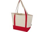 Borsa "Sam"", Cotone Riciclato, 15L PF4612 (Taglia Unica) (Rosso/Naturale)"