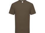 Maglietta Fruit Of The Loom Premium Uomo RW5974 (Xxl) (Marrone Scuro)