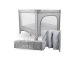 Box E Lettino Mobiclinic Pieghevole Portatile Con Ruote E Freni Sleepland Grigio