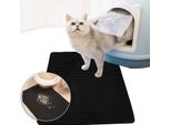 Aopunly Tappetino Per Lettiera Per Gatti Impermeabile, Dimensioni 78 X 60 Cm Tappetino Per Lettiera Per Gatti Con Design A Nido D'ape, Tappetino Per La Raccolta Della Lettiera Per Gatti Con 2 Strati