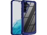 Custodia Per Samsung Galaxy A54, Paraurti Ibrido In Pc Tpu Trasparente E Custodia Antiurto Blu