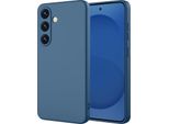 Custodia Per Samsung Galaxy S25+ Morbido Silicone Liquido, Custodia In Gomma Antiurto Blu