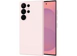 Custodia Per Samsung Galaxy S25 In Silicone Liquido Ultra Morbido, Custodia In Gomma Antiurto Rosa