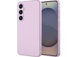Custodia Per Samsung Galaxy S25 Morbido Silicone Liquido, Custodia In Gomma Antiurto Viola