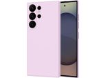 Custodia Per Samsung Galaxy S25 In Silicone Liquido Ultra Morbido, Custodia In Gomma Antiurto Viola