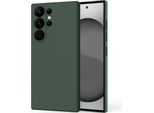 Custodia Per Samsung Galaxy S25 In Silicone Liquido Ultra Morbido, Custodia In Gomma Antiurto Verde Notte