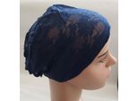Dantelli Hijab Bone Tubular Bonnet Foulard Blu Navy Sottofoulard Esarp Sciarpa