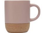 Tazza Da Caffè "Billie"", Sughero, Ceramica, 300Ml PF4649 (Taglia Unica) (Rosa-Grigio)"