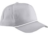 Beechfield - Cappellino Da Baseball PC7667 (Taglia Unica) (Grigio Chiaro/Bianco)
