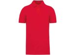 Kariban - Poloshirt In Cotone Organico Per Uomo PC7651 (L) (Rosso)
