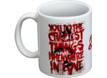 Batman - Tazza Da Caffè "Love"" PM11308 (Taglia Unica) (Bianco/Rosso)"